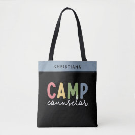Gespecialiseerde Camp Counselor Gifts Tote Bag