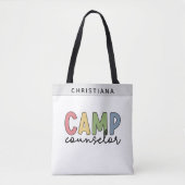Gespecialiseerde Camp Counselor Gifts Tote Bag (Voorkant)
