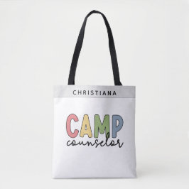 Gespecialiseerde Camp Counselor Gifts Tote Bag