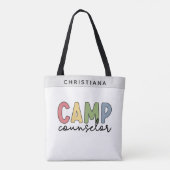 Gespecialiseerde Camp Counselor Gifts Tote Bag (Achterkant)