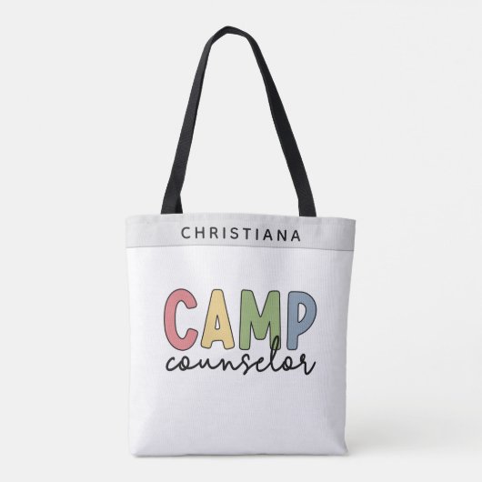 Gespecialiseerde Camp Counselor Gifts Tote Bag (Achterkant)