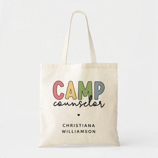 Gespecialiseerde Camp Counselor Gifts Tote Bag (Voorkant)