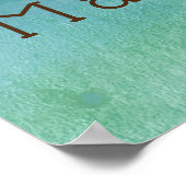 Gespecialiseerde feestdag in Cute Moose Poster (Hoek)