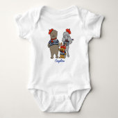 Gespecialiseerde Franse Cartoons Romper (Voorkant)