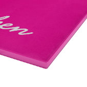 Gespecialiseerde glazen snijplank | Roze en wit (Hoek)