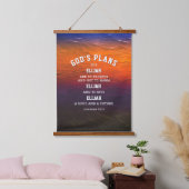 Gespecialiseerde GOD'S PLANS Jeremiah 29:11 Christ Hangend Wandkleed (Slaapkamer)