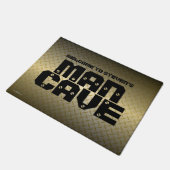 Gespecialiseerde Gold Diamondplate Pattern Man Cav Deurmat (Schuin)