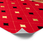 Gespecialiseerde Golden Retriever Waterverf Poster (Hoek)