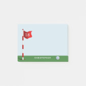 Gespecialiseerde Golf die Groene Post snijdt merkt Post-it® Notes (Voorkant)