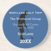 Gespecialiseerde Golf Trip Man Cave GOLFER's Lodge Zandsteen Onderzetter (Voorkant)