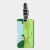 Gespecialiseerde Golfcursus Groen Bagagelabel (Voorkant verticaal)