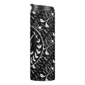 Gespecialiseerde golfer, stijlvol golf logo thermosbeker (Geroteerd rechts)