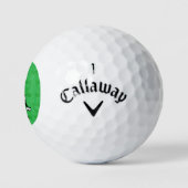 Gespecialiseerde golfgolfer voor cartoon golfballen (Logo)