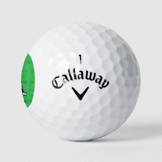 Gespecialiseerde golfgolfer voor cartoon golfballen (Logo)