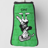 Gespecialiseerde golfgolfer voor cartoon golfheadcover (Draai 90)