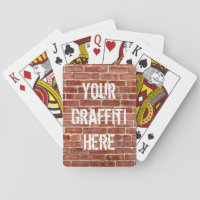 Gespecialiseerde Graffiti-speelkaarten voor Brick 