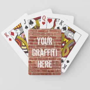 Gespecialiseerde Graffiti-speelkaarten voor Brick  Speelkaarten