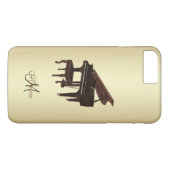 Gespecialiseerde Grand Piano Music iPhone Case (Achterkant (Horizontaal))