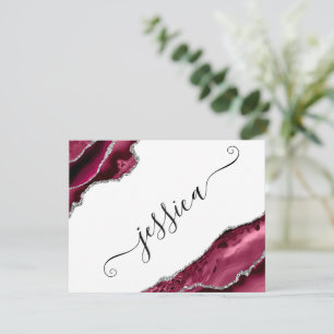 Gespecialiseerde grenzen voor Bourgogne en Silver  Notitiekaartje