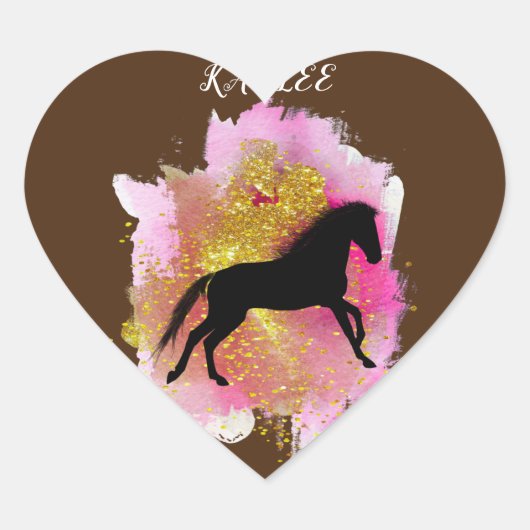 GESPECIALISEERDE HORSE HEART STICKERS (Voorkant)