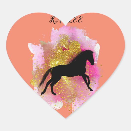 GESPECIALISEERDE HORSE HEART STICKERS (Voorkant)