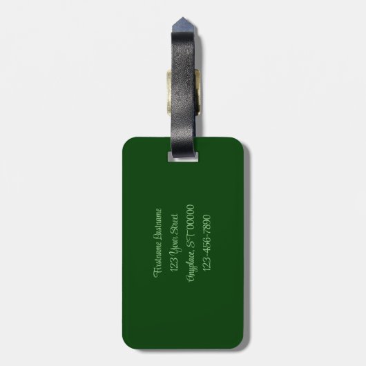 Gespecialiseerde irisventilator in perziken bagagelabel (Achterkant verticaal)