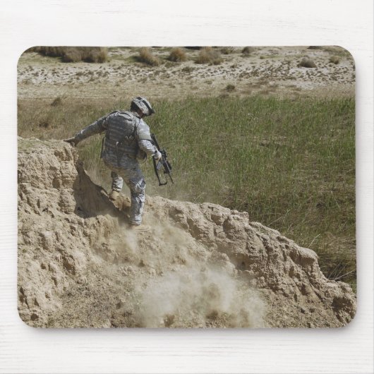 Gespecialiseerde klimmen naar beneden muismat (Voorkant)