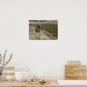 Gespecialiseerde klimmen naar beneden poster (Keuken)