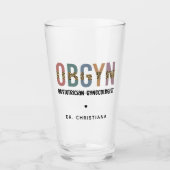 Gespecialiseerde OBGYN-verloskundige Gynaecoloog Glas (Voorkant)