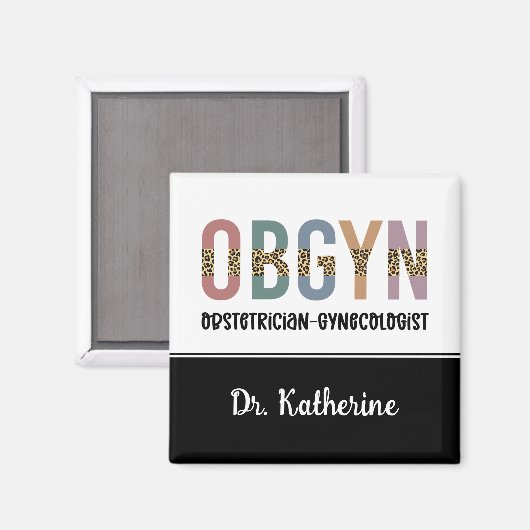 Gespecialiseerde OBGYN-verloskundige Gynaecoloog Magneet (Voorkant / Achterkant)