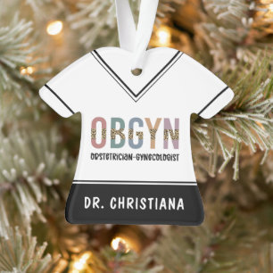 Gespecialiseerde OBGYN-verloskundige Gynaecoloog Ornament