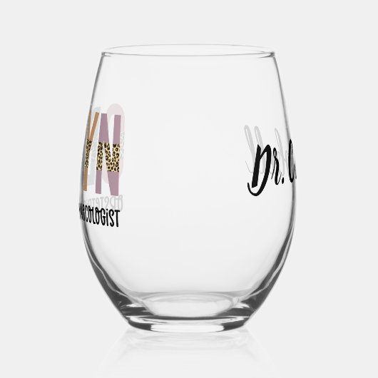 Gespecialiseerde OBGYN-verloskundige Gynaecoloog Wijnglas Zonder Voet (Links)