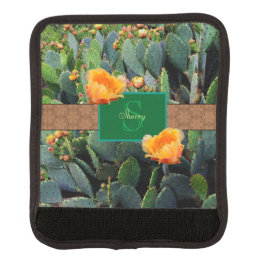 Gespecialiseerde Oranje monogram Prickly Pear Cact Handvat Beschermer