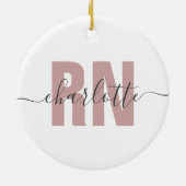 Gespecialiseerde RN geregistreerd verpleeggeld Afs Keramisch Ornament (Achterkant)