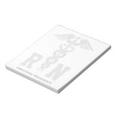 Gespecialiseerde RN geregistreerd verpleeggeld Afs Notitieblok (Linkerzijde)