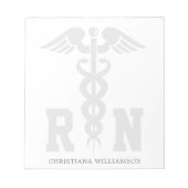 Gespecialiseerde RN geregistreerd verpleeggeld Afs Notitieblok (Voorkant)