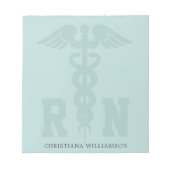 Gespecialiseerde RN geregistreerd verpleeggeld Afs Notitieblok (Voorkant)