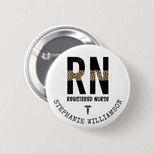 Gespecialiseerde RN geregistreerd verpleeggeld Afs Ronde Button 5,7 Cm (Voorkant /achterkant)