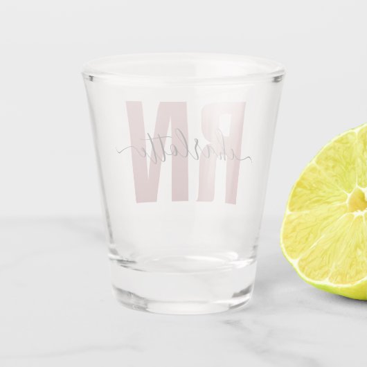 Gespecialiseerde RN geregistreerd verpleeggeld Afs Shot Glas (Achterkant)