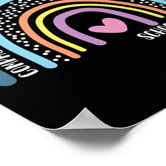 Gespecialiseerde schooladviseur Compassionate Cari Poster (Hoek)