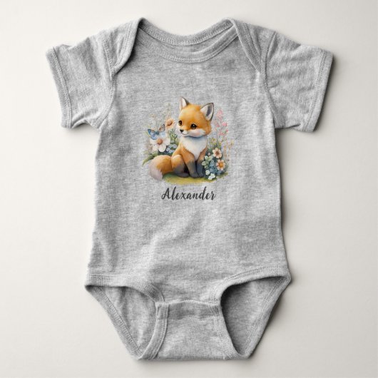 Gespecialiseerde WILD ONE First Forest Fox Baby Bo Romper (Voorkant)