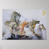 GESPECIEERDE WILDE HOREN POSTER (Voorkant)