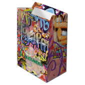 GESPECIFICEERDE graffiti krabber Medium Cadeauzakje (Achterkant Gekanteld)