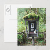 Gespecificeerde telefooncel briefkaart (Voorkant / Achterkant)