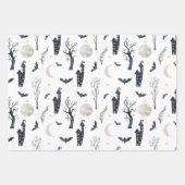 GESPECTE SPOOKY HALLOWEEN GHOSTS PUMPKINS BATS MOO INPAKPAPIER VEL (Voorkant 3)