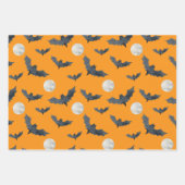 GESPECTE SPOOKY HALLOWEEN GHOSTS PUMPKINS BATS MOO INPAKPAPIER VEL (Voorkant 2)