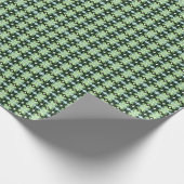 Gespeelde Mintgroene Draak Cadeaupapier (Hoek)