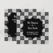 Gespeelde rondjes (bruiloft) kaart (Voorkant / Achterkant)