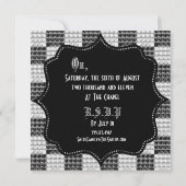 Gespeelde rondjes (bruiloft) kaart (Achterkant)