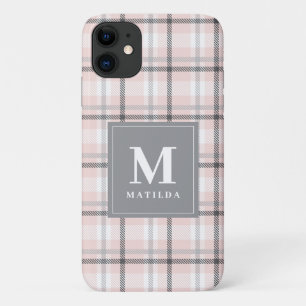 gespeend monogram tartan Case-Mate iPhone case